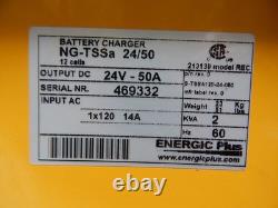 Energic Plus Ng-tssa 24/50 Forklift Battery Charger 24vdc, 50amp M6931