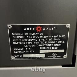 Enersys Aker Wade Twinmax 20 Forklift Battery Charger 12V, 24, 36, 48, 72, 80V