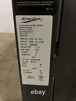 Enersys Enforcer EF3-12-775 Forklift Battery Charger 24V, 3ph