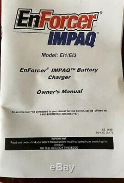 Enersys Enforcer Impaq Forklift Battery Charger El1 CM 3A BRAND NEW in Box