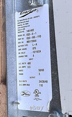 Enersys Hf Iq Eq3-w6-1yo Multi-volt / Multi-amp Industrial Battery Charger