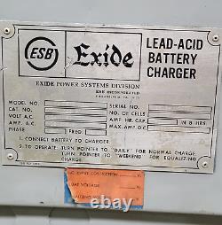 Esb Exide Npc 18-3-550nm Lead-acid Battery Charger 240/480vac 3 Phase