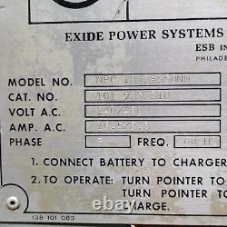 Esb Exide Npc 18-3-550nm Lead-acid Battery Charger 240/480vac 3 Phase