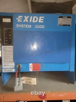 Exide 18-Cell 36VDC 208/240/480VAC 3PH 865AH Forklift Battery Charger