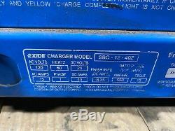 Exide 24v 550 Ah Forklift Battery Charger, Fully Operational, 115v Single Ph