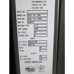 Exide 36V Electric Forklift Battery Charger 1050AH 208/240/480 3PH