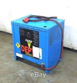 Exide Battery Charger, D3e-12-1050, 24 Volt, 168 Amp Max, 1050 Amp Hours