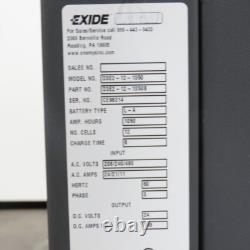Exide D3E2-12-1050 24V 168A Forklift Battery Charger 240/480V 3Ph 12-Cell 1050AH