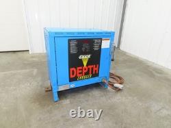 Exide D3E-12-550B Depth Forklift Battery Charger 24V 550Ah 88A 208/240/480V 3Ph