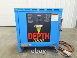Exide D3E-12-550B Depth Forklift Battery Charger 24V 550Ah 88A 208/240/480V 3Ph
