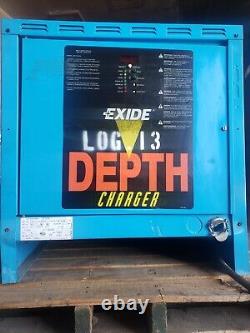 Exide D3E-18-950 36V Forklift Battery Charger 950AH 18 Cell 8hr Charge Time