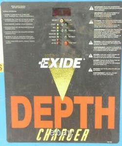 Exide D3e-18-1600 Forklift Battery Depth Charger. 36v, 3ph, 1600 Hour, 18 Cell