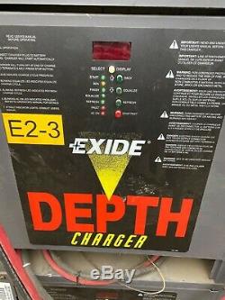 Exide Depth 36 Volt Industrial Forklift Battery Charger D3E2-18-850