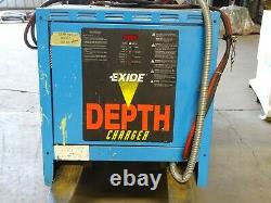 Exide Depth Charger 36v DC Forklift Battery Charger 208/240/480, U132403