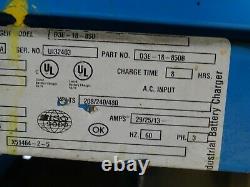 Exide Depth Charger 36v DC Forklift Battery Charger 208/240/480, U132403