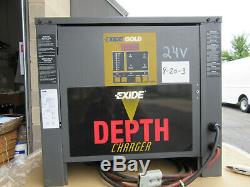 Exide Depth Forklift Battery Charger 24V, 550 A. H. Very Good Condition