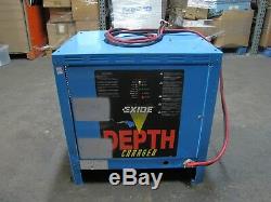 Exide Depth Forklift Battery Charger D3e-12-680, 24v 109amps