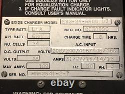 Exide ES3-24-680B 03 48VDC FORKLIFT BATTERY CHARGER PANEL CARD Control Board
