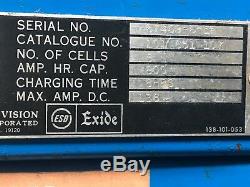 Exide Forklift Battery Charger Npc-6-i-800 220/440 Vac 1phase 6 Cells