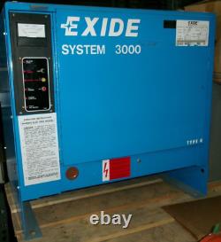Exide Ge-12-865 12 Cell L-a 8hrs 208/240/480v 17/15/8a 3ph Battery Charger (63)