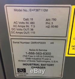 Exide Gnb Ehf 36v Forklift Battery Charger Ehf36t110m