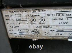 Exide Lh3-18-1000 Load Hog 36v Battery Charger 208/240/480v