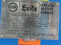 Exide NPC 12-3-850L 240/480V Input 12 Cell 24VDC Forklift Battery Charger