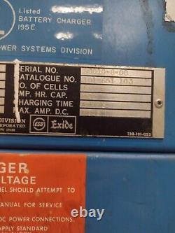 Exide NPC (6-1-432) 12 Volt 6 Cell 1 Phase Forklift Battery Charger (withpallet)