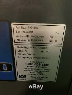 Exide SCR200 24V Industrial Charger fork lift charger model SCR20012260S1H
