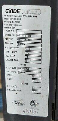 Exide Silver Workhog model WS3-18-775 in Lower Bucks County PA