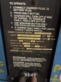 Exide System 1000 ES1-12-680-B 24V Forklift Battery Charger Fork Truck Charger
