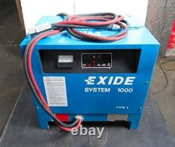 Exide System 1000 Model G1-12-865B 24VDC 160A Forklift Battery Charger