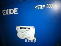 Exide System 3000 Forklift 3 Phase battery charger, model ES3-24-550 48 Volt 3P