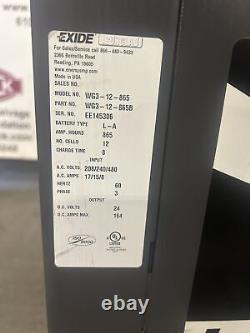 Exide WG3-12-865 24V Lift Truck/Forklift Battery Charger 208/240/480V 3PH 865AH