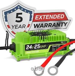 FORM 24 Volt Battery Charger for Genie Skyjack, JLG Scissor Lift, Forklift, Elec