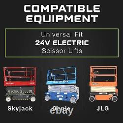 FORM 24 Volt Battery Charger for Genie Skyjack, JLG Scissor Lift, Forklift, Elec