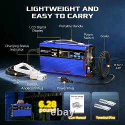 Fast 24V 30A Forklift Battery Charger, 24 Volt Battery Charger with LCD Display