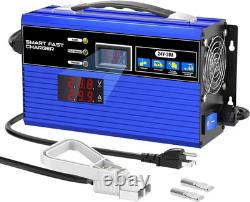 Fast 24V 30A Forklift Battery Charger, 24 Volt Battery Charger with LCD Display