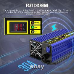 Fast Charge Fully-Automatic Smart Portable Battery Charger Car Forklift 24V 30A
