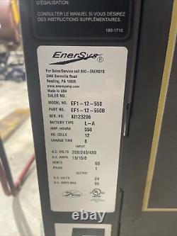 Ferro Enforcer Forklift charger EF1-12-550DC V 24, AC V 208/240/480 3ph 550 amp