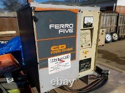 Ferro Five Forklift Battery Charger 12 Volt Hd Golf Cart Hd Truck Fr6ce510a