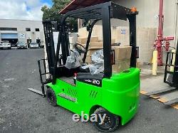 Forklift 2 Ton Mass Height 177 in LFP Lithium battery 48v Electrical Charger New