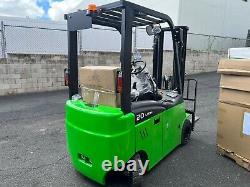 Forklift 2 Ton Mass Height 177 in LFP Lithium battery 48v Electrical Charger New