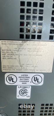 Forklift Battery Charger 24V 100Amp Hobart 510M1-12E single or 3 phase