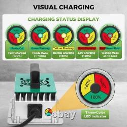 Forklift Battery Charger 24V 15A, IP67 Waterproof 24 Volt Charger, Jack/Floor