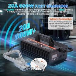 Forklift Battery Charger 24V 20A Fully Automatic & Trickle Forklift Charger 24