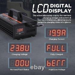 Forklift Battery Charger 24V 20A Smart Forklift Charger 24 Volt 600W