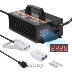 Forklift Battery Charger 24V 20A Smart Forklift Charger 24 Volt 600W Auto