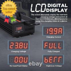 Forklift Battery Charger 24V 20A Smart Forklift Charger 24 Volt 600W Auto Pallet