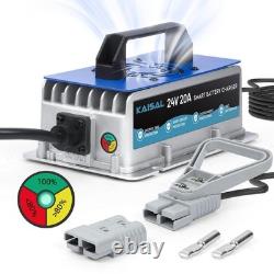 Forklift Battery Charger 24V 20A Trickle Charging Pallet Jack blue